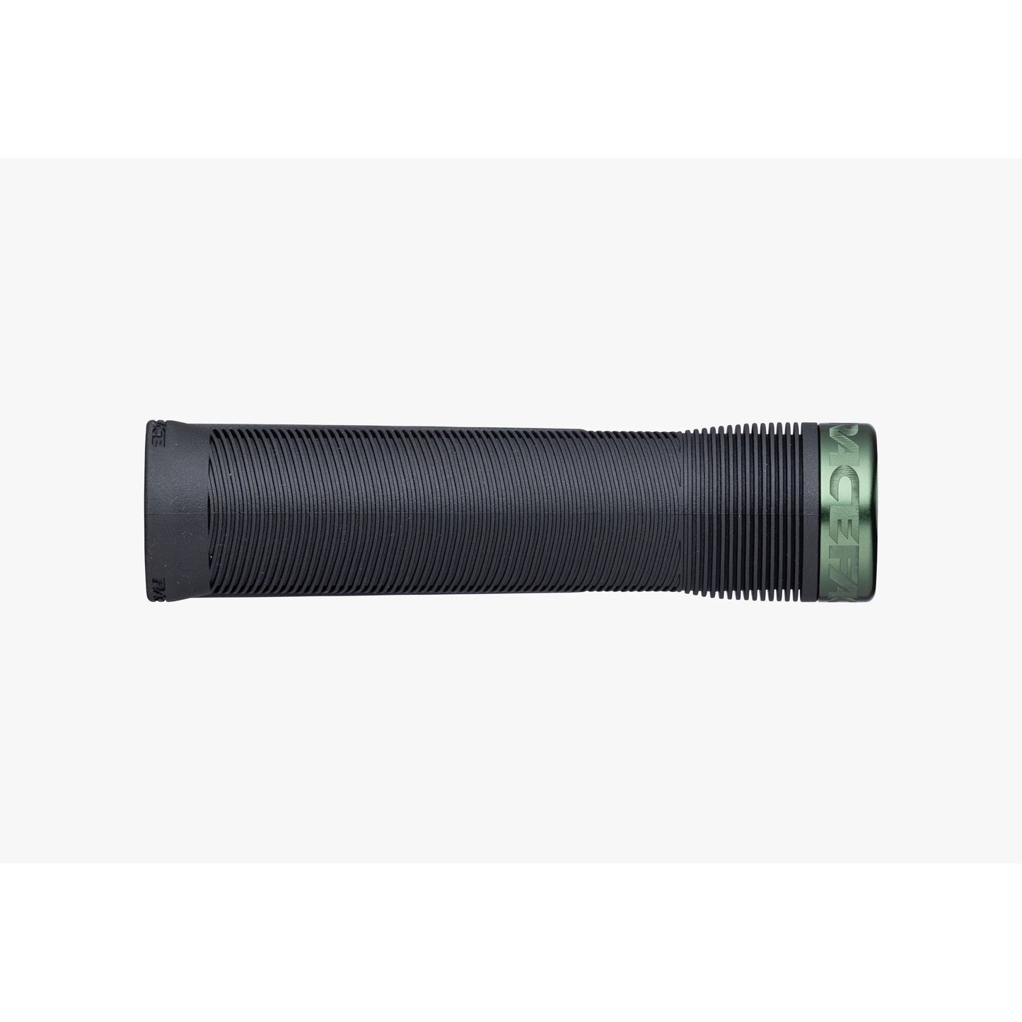 Race Face Chester Lock On Grips - Black With Forest Green Clamps - Single Lock On Grips - 34mm