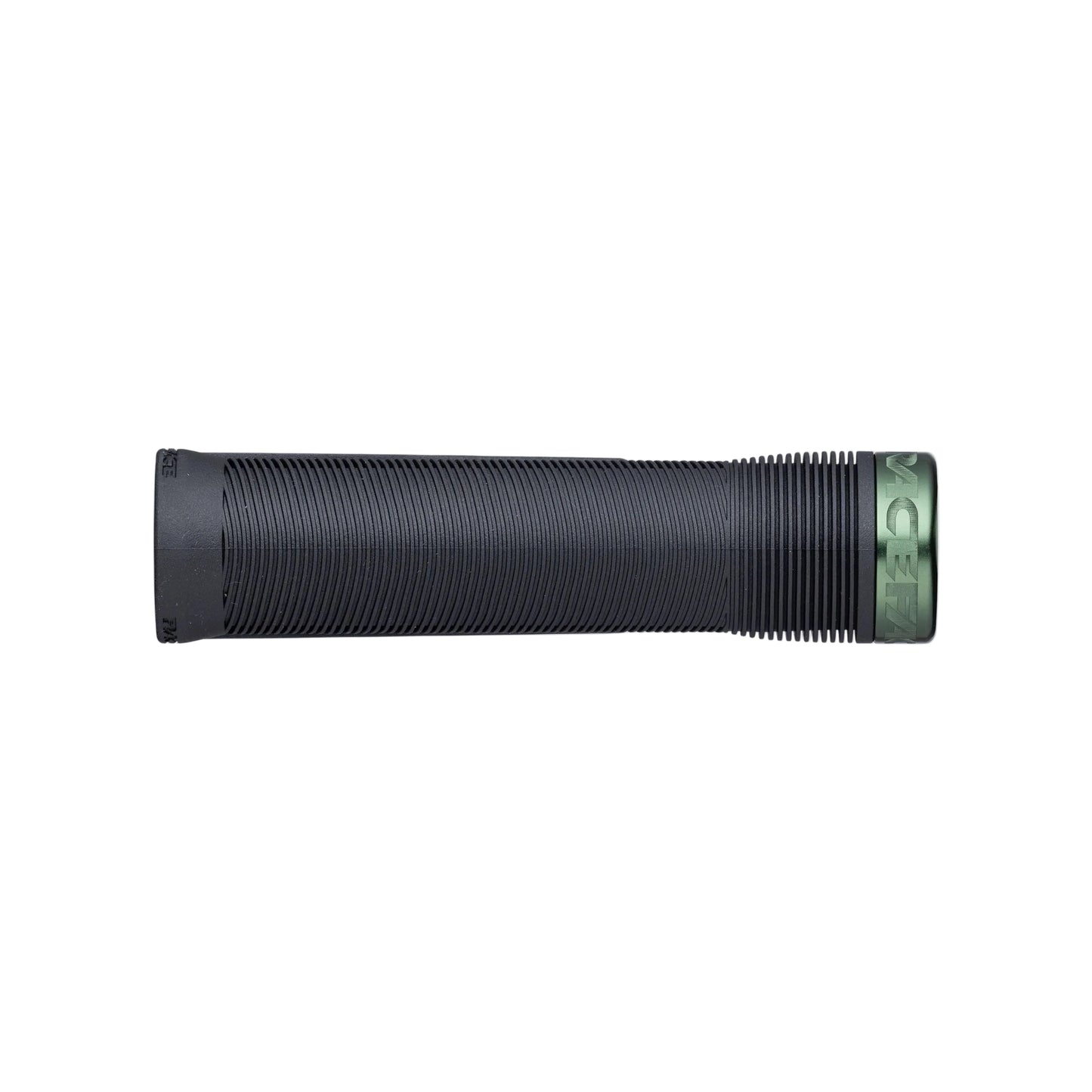 Race Face Chester Lock On Grips - Black With Forest Green Clamps - Single Lock On Grips - 34mm