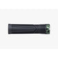 Race Face Chester Lock On Grips - Black With Forest Green Clamps - Single Lock On Grips - 34mm