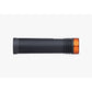 Race Face Chester Lock On Grips - Black With Orange Clamps - Single Lock On Grips - 31mm