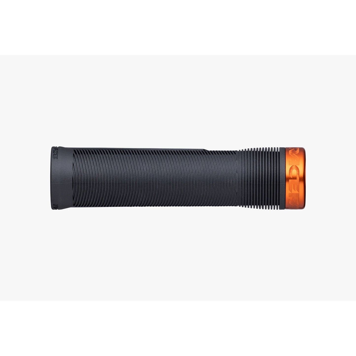 Race Face Chester Lock On Grips - Black With Orange Clamps - Single Lock On Grips - 31mm