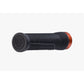 Race Face Chester Lock On Grips - Black With Orange Clamps - Single Lock On Grips - 34mm