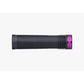 Race Face Chester Lock On Grips - Black With Purple Clamps - Single Lock On Grips - 34mm