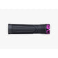 Race Face Chester Lock On Grips - Black With Purple Clamps - Single Lock On Grips - 31mm