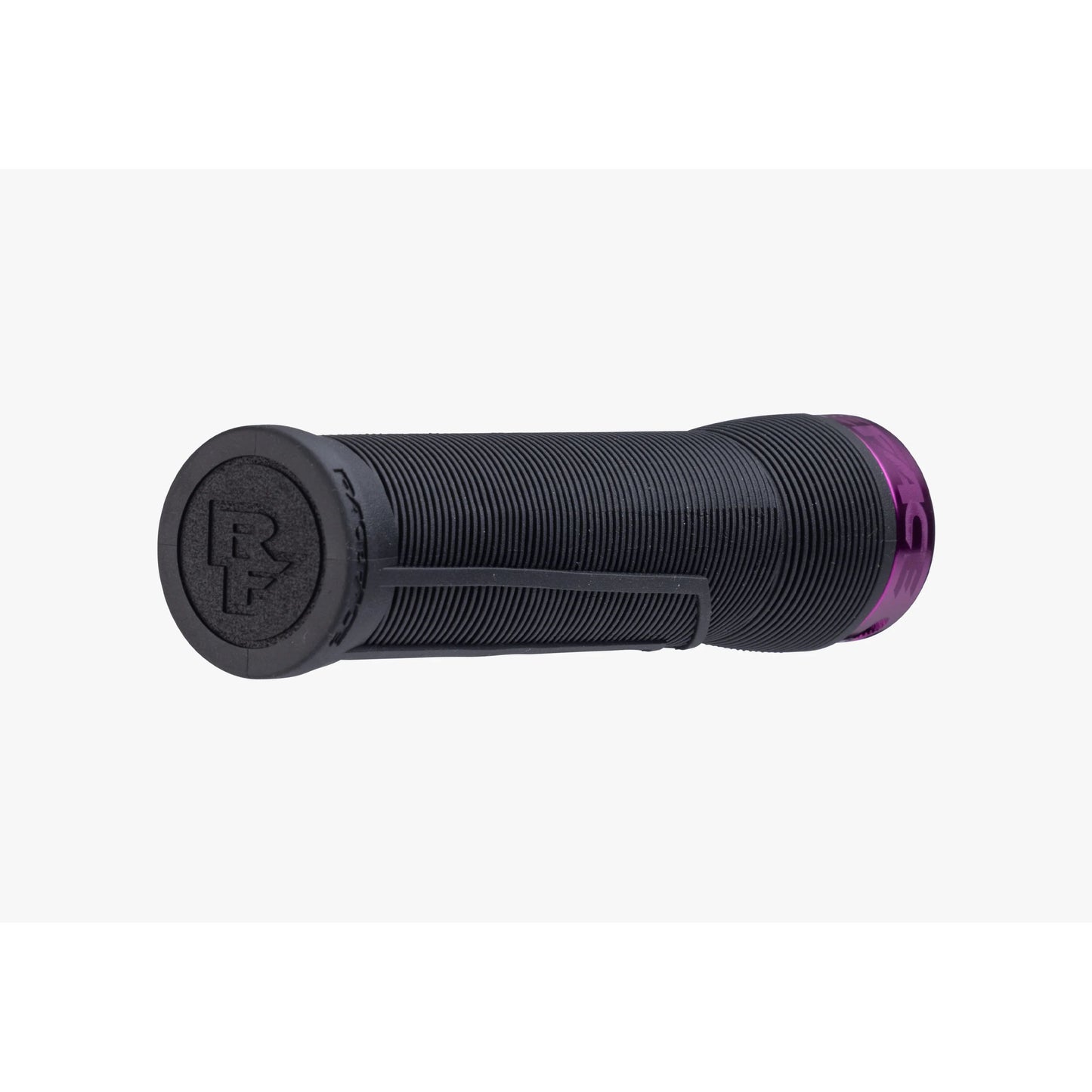 Race Face Chester Lock On Grips - Black With Purple Clamps - Single Lock On Grips - 31mm