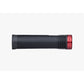 Race Face Chester Lock On Grips - Black With Red Clamps - Single Lock On Grips - 31mm