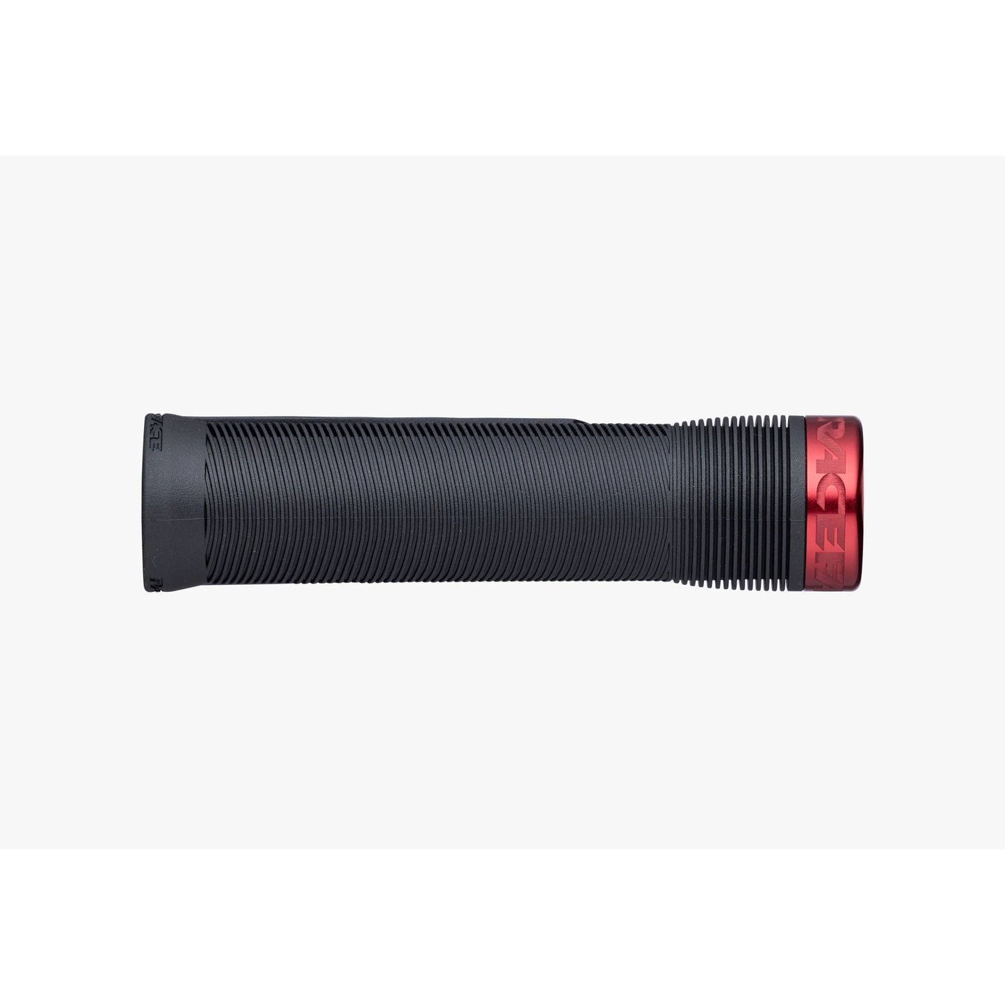 Race Face Chester Lock On Grips - Black With Red Clamps - Single Lock On Grips - 34mm