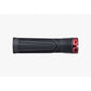 Race Face Chester Lock On Grips - Black With Red Clamps - Single Lock On Grips - 31mm