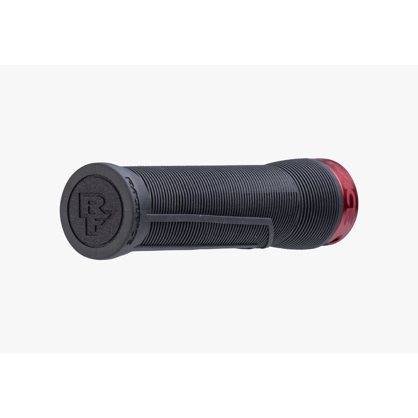 Race Face Chester Lock On Grips - Black With Red Clamps - Single Lock On Grips - 31mm