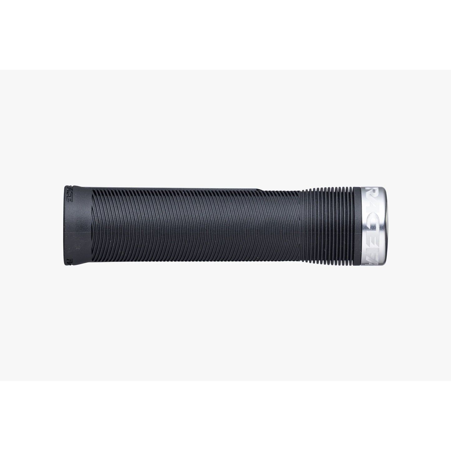 Race Face Chester Lock On Grips - Black With Silver Clamps - Single Lock On Grips - 31mm