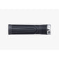 Race Face Chester Lock On Grips - Black With Silver Clamps - Single Lock On Grips - 34mm