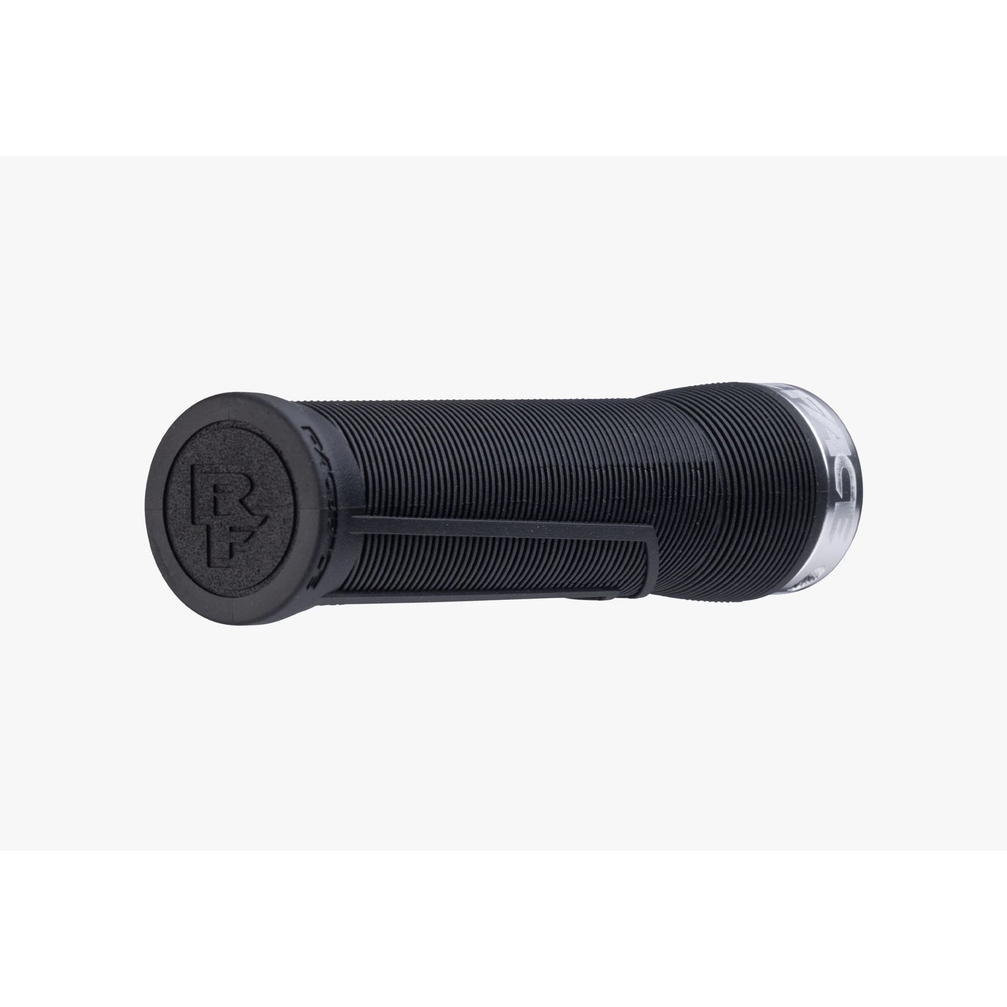 Race Face Chester Lock On Grips - Black With Silver Clamps - Single Lock On Grips - 31mm