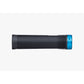 Race Face Chester Lock On Grips - Black With Turquoise Clamps - Single Lock On Grips - 31mm