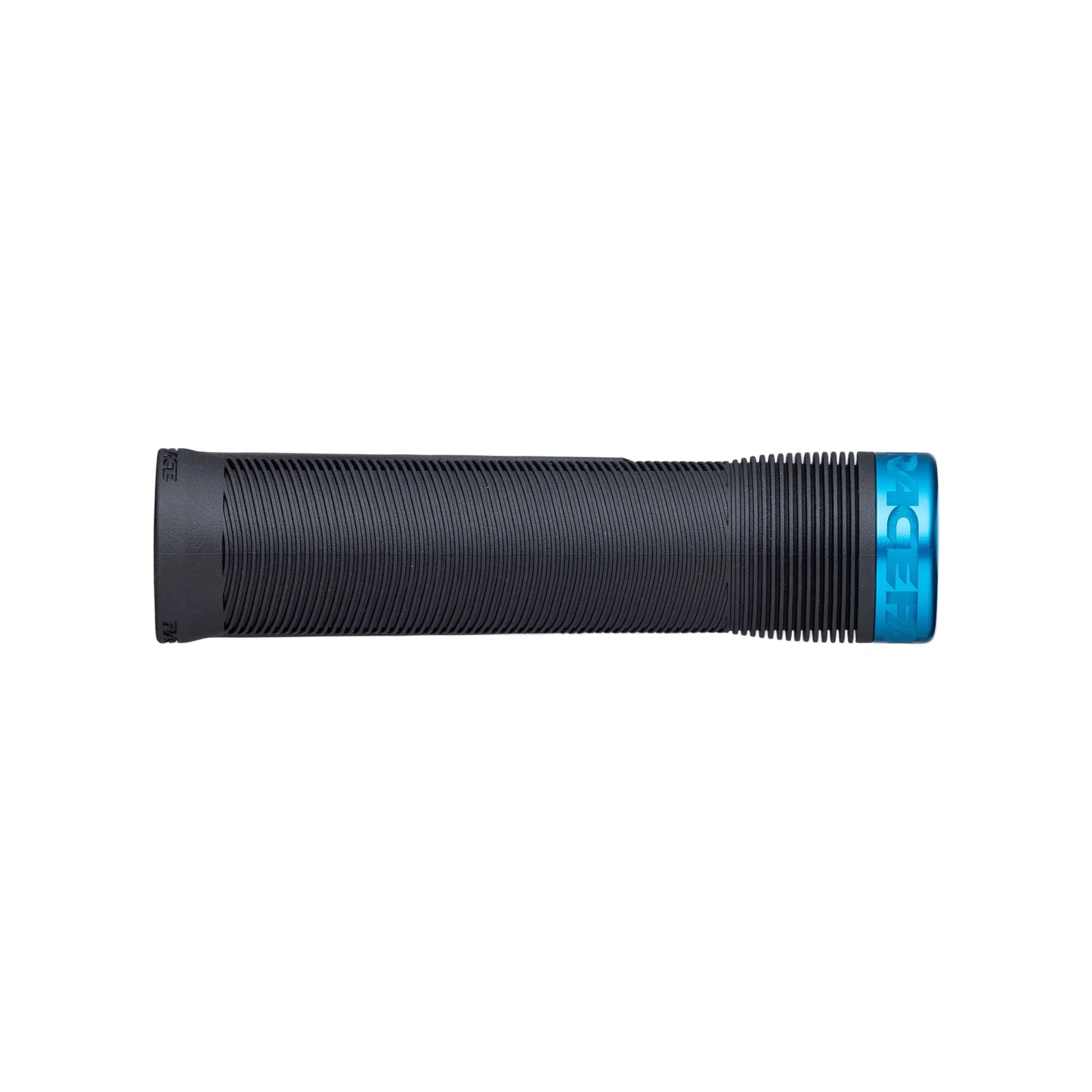 Race Face Chester Lock On Grips - Black With Turquoise Clamps - Single Lock On Grips - 34mm