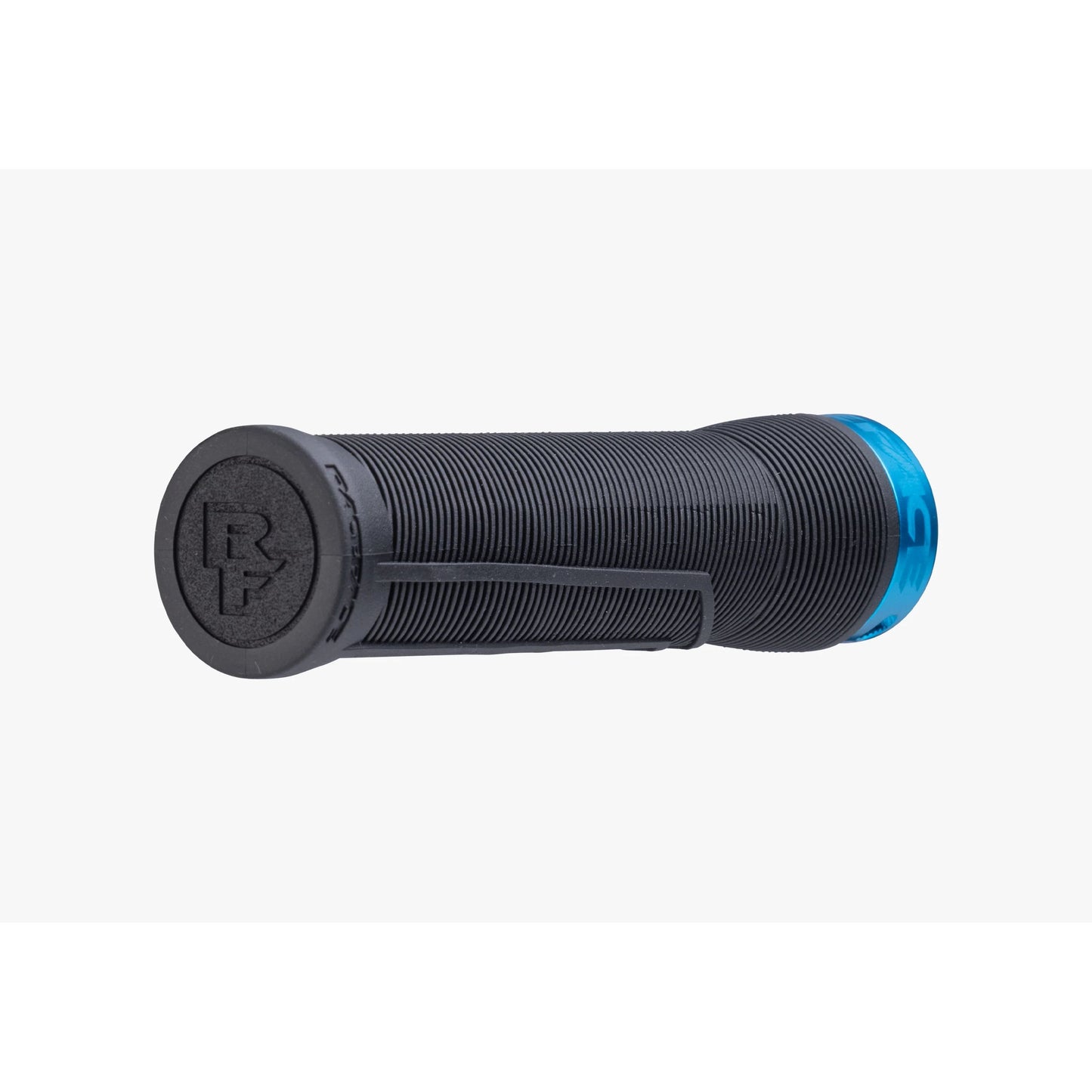 Race Face Chester Lock On Grips - Black With Turquoise Clamps - Single Lock On Grips - 31mm