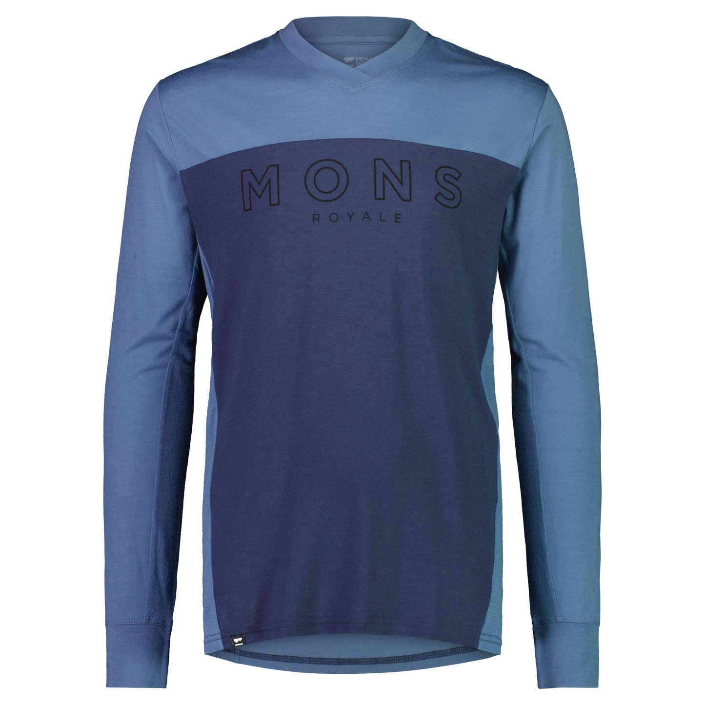 Mons Royale Redwood Enduro VLS Long Sleeve Men's Jersey - L - Blue Slate - Midnight
