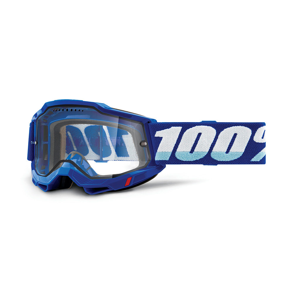 100 Percent Accuri 2 Enduro MTB Goggles - One Size Fits Most -  Blue - Clear Lens