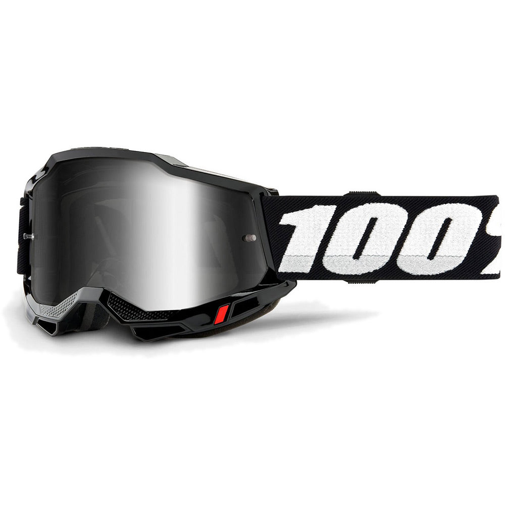 100 Percent Accuri 2 Goggles - Black - Silver Mirror Lens