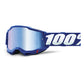 100 Percent Accuri 2 Goggles - One Size Fits Most - Blue - Blue Mirror Lens