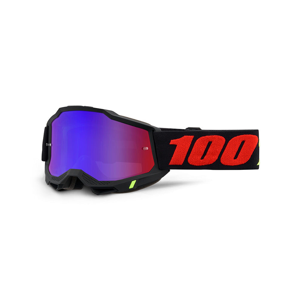 100 Percent Accuri 2 Goggles - One Size Fits Most -  Morphuis - Mirror Red-Blue Lens