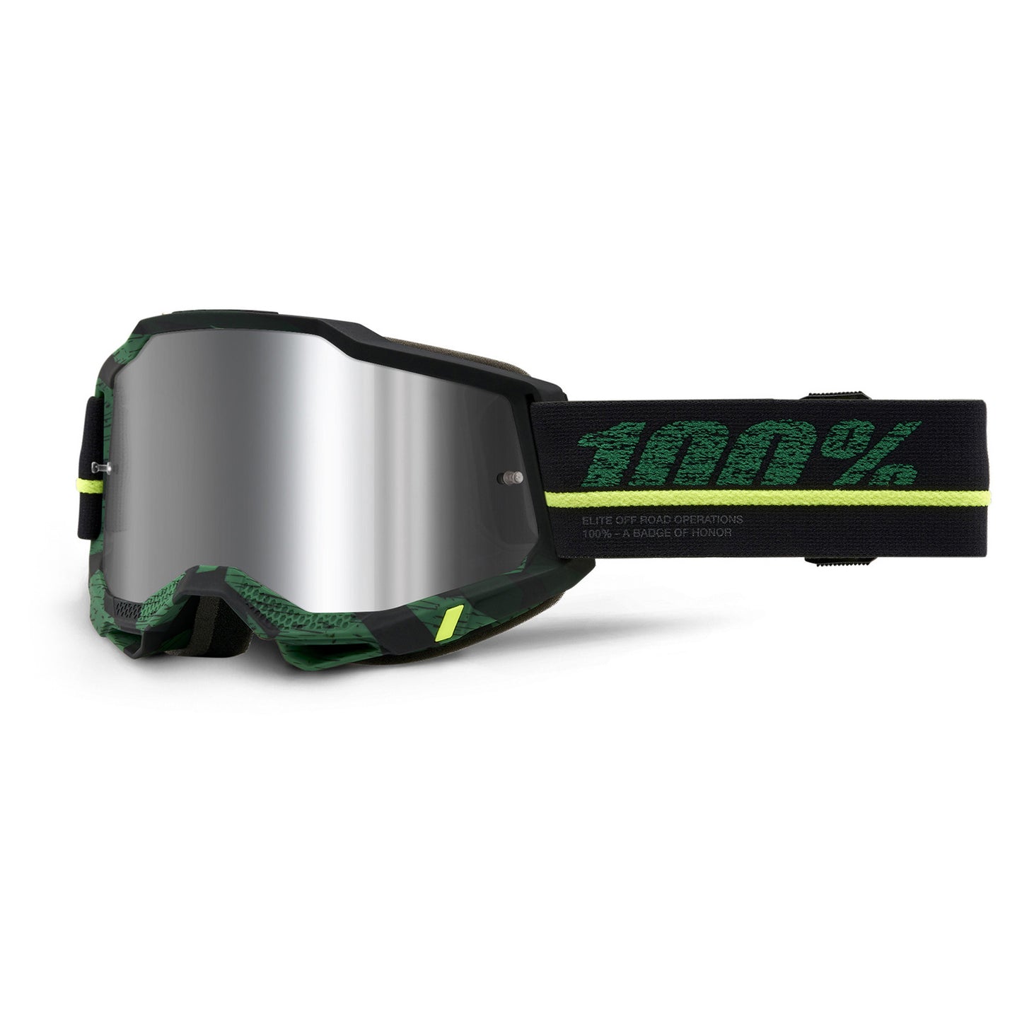100 Percent Accuri 2 Goggles - One Size Fits Most - Overlord - Silver Mirror Lens