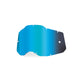 100 Percent Accuri 2 Strata 2 Youth Replacement Lens - Youth One Size Fits Most - Sheet Mirror Blue Lens