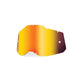 100 Percent Accuri 2 Strata 2 Youth Replacement Lens - Youth One Size Fits Most - Sheet Mirror Red Lens