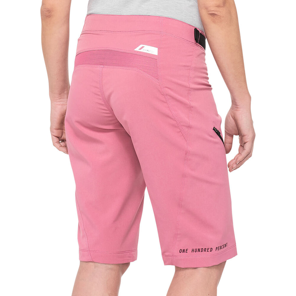 100 Percent Airmatic Women's Shell Shorts - L - Mauve