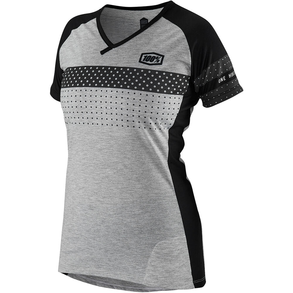 100 Percent Airmatic Women's Short Sleeve Jersey - XL - Black