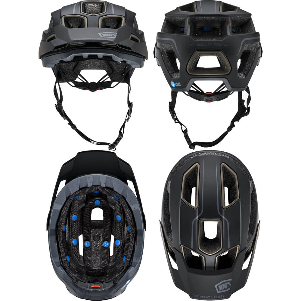 100 Percent Altec Helmet - L-XL - Black - Quick Release Buckle
