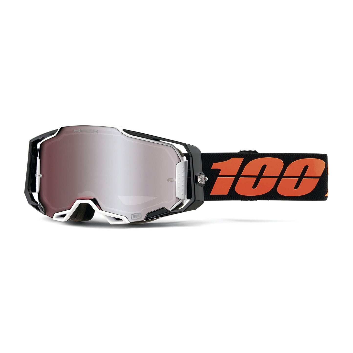 100 Percent Armega Goggles - Blacktail - HiPER Silver Mirror Lens