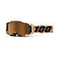 100 Percent Armega Goggles - One Size Fits Most -  Bronze - HIPER Mirror Bronze Multilayer Lens