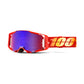 100 Percent Armega Goggles - One Size Fits Most -  Nuketown - Mirror Red-Blue Lens
