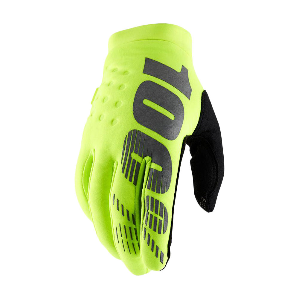 100 Percent Brisker Glove - XL - Fluo Yellow