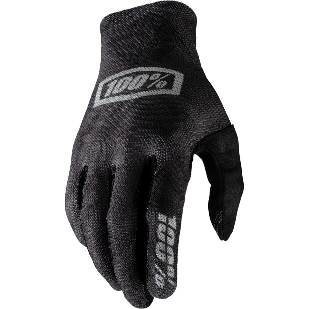 100 Percent Celium Glove - 2XL - Black - Silver