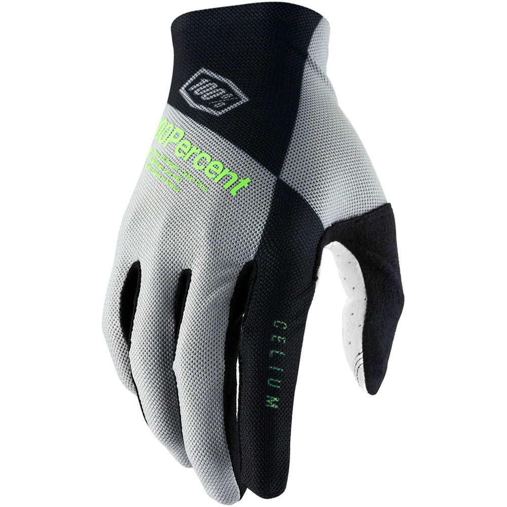 100 Percent Celium Glove - M - Vapor - Lime