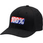 100 Percent Classic X-Fit Flexifit Hat - S-M - Black