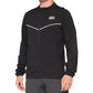 100 Percent Corridor Stretch Windbreaker Jacket - M - Black