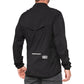 100 Percent Corridor Stretch Windbreaker Jacket - L - Black