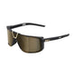 100 Percent Eastcraft Sunglasses - One Size Fits Most - Soft Tact Black Soft Gold Mirror Lens