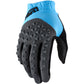 100 Percent Geomatic Gloves - M - Cyan - Charcoal