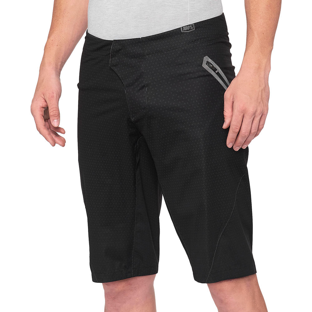 100 Percent Hydromatic Shorts - 2XL-38 - Black - Fade