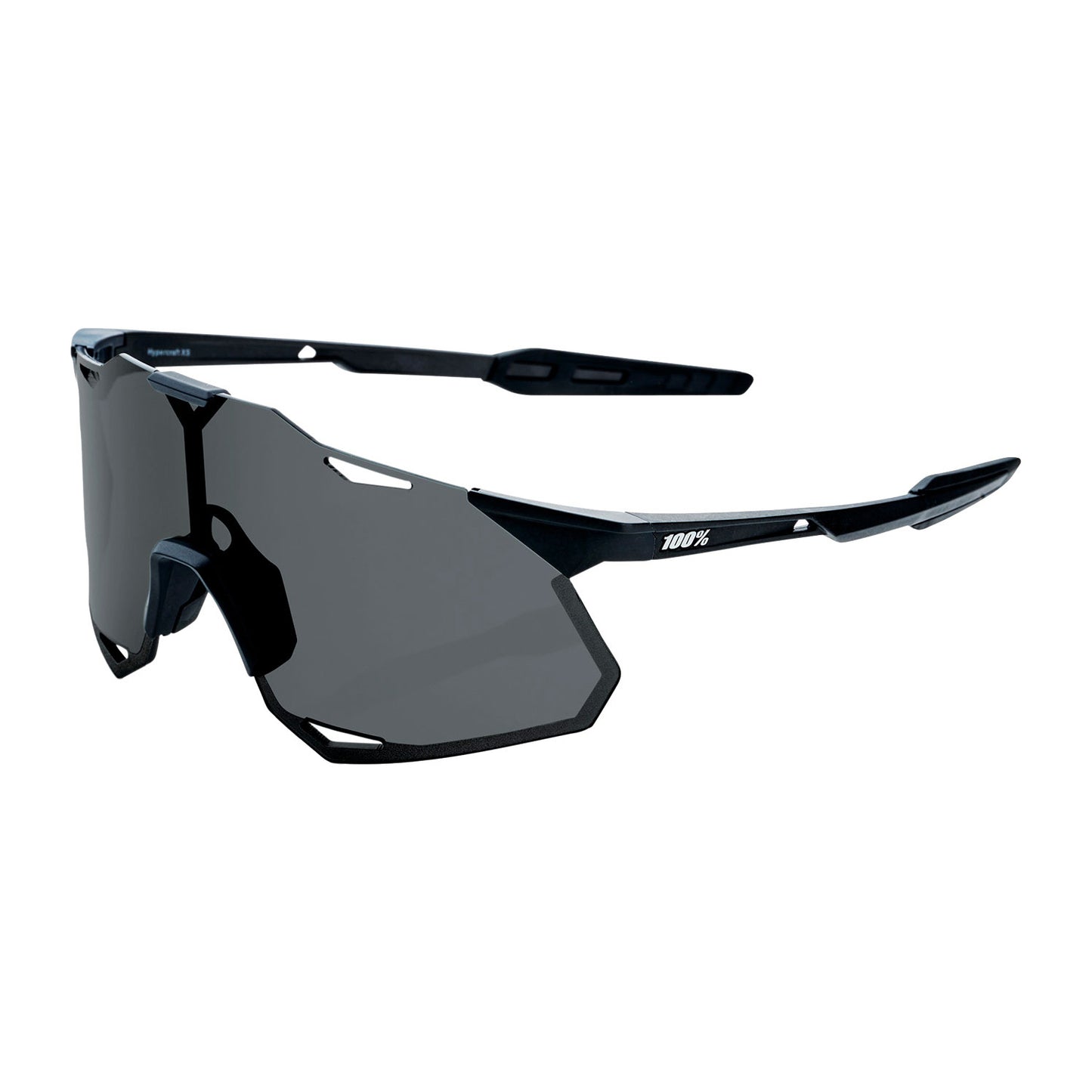 100 Percent Hypercraft XS Sunglasses - One Size Fits Most - Matte Black Smoke Lens