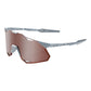 100 Percent Hypercraft XS Sunglasses - Matte Stone Grey - HiPER Crimson Silver Mirror Lens