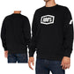 100 Percent Icon Fleece Crewneck - L - Black