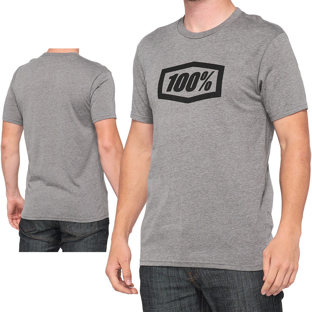 100 Percent Icon T-Shirt - M - Grey Heather