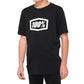 100 Percent Icon Youth T-Shirt - Youth S - Black