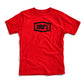 100 Percent Icon Youth T-Shirt - M - Red