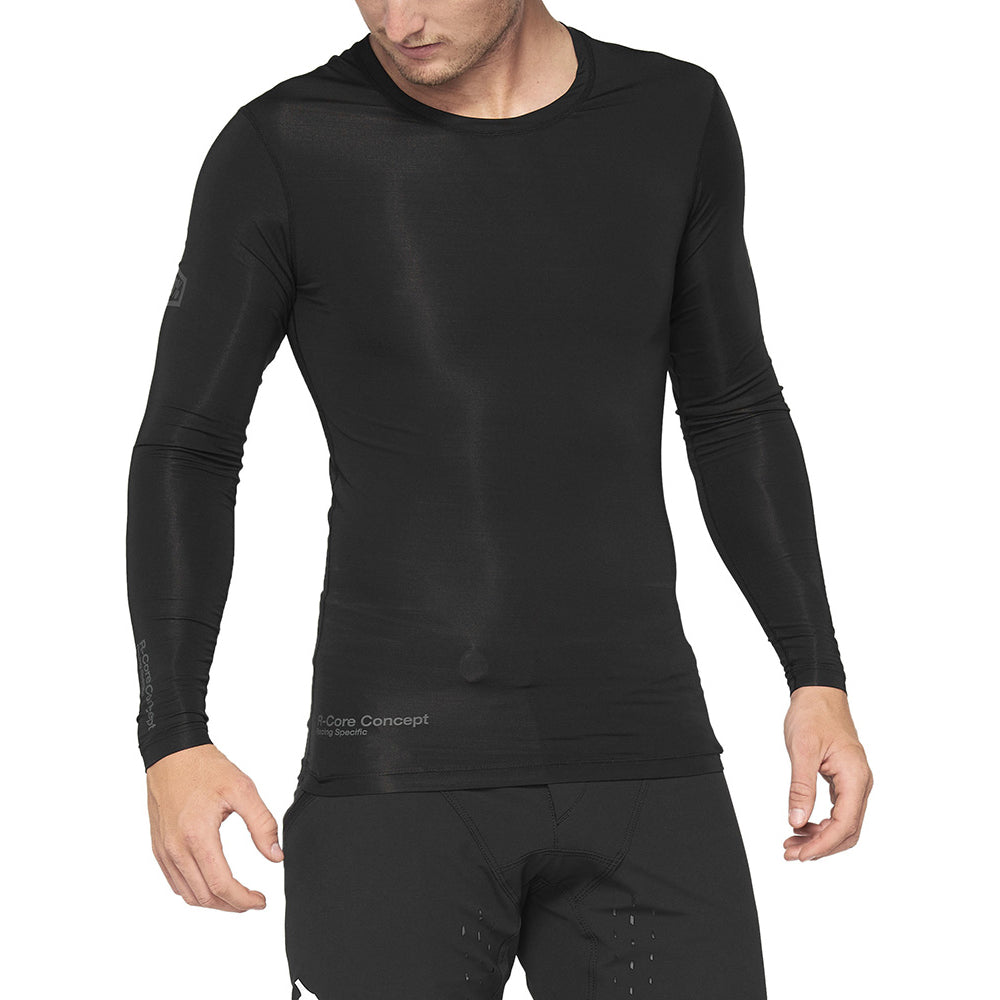 100 Percent R-Core Concept Long Sleeve Jersey - S - Black
