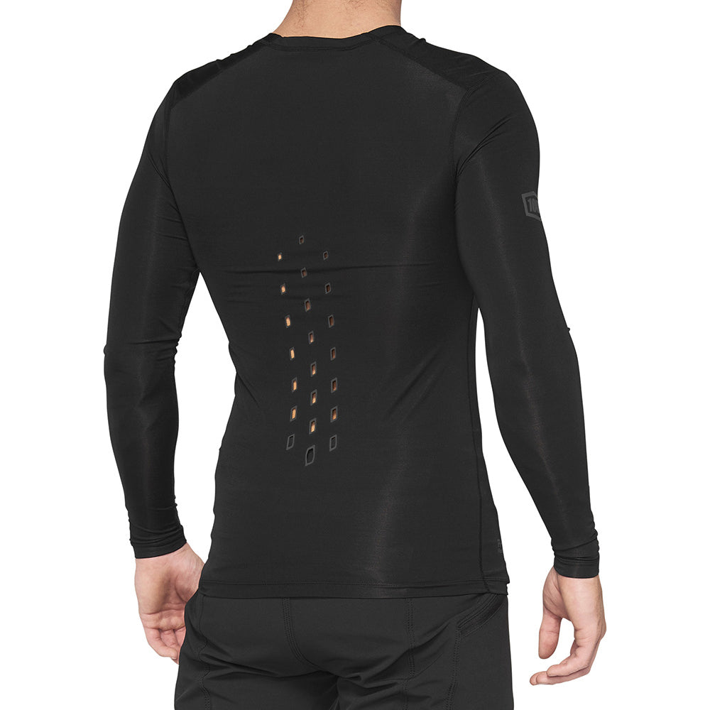 100 Percent R-Core Concept Long Sleeve Jersey - S - Black